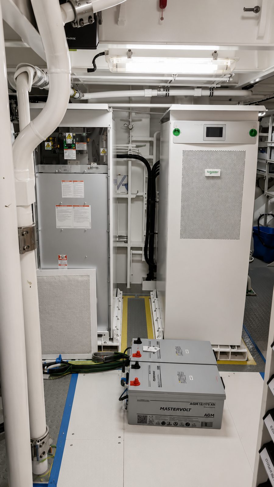 Battery and energy management equipment room